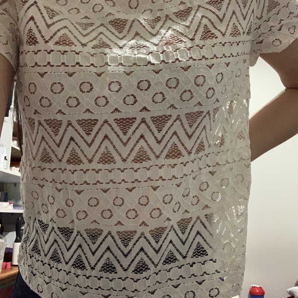 AMERICAN EXCHANGE LACE TOP
